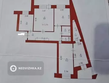 70 м², 4-комнатная квартира, этаж 6 из 9, 70 м², изображение - 12