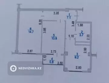 47 м², 2-комнатная квартира, этаж 5 из 6, 47 м², изображение - 12