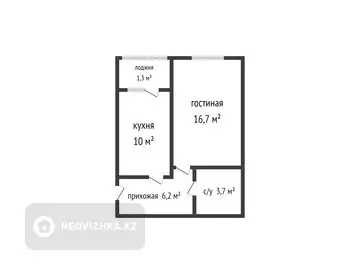 37.9 м², 1-комнатная квартира, этаж 1 из 7, 38 м², изображение - 4