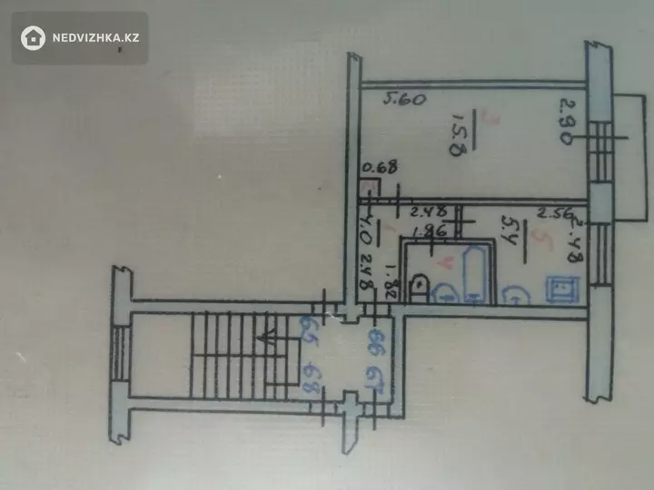 30 м², 1-комнатная квартира, этаж 5 из 5, 30 м², изображение - 1