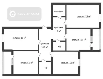 116.5 м², 4-комнатная квартира, этаж 1 из 5, 116 м², изображение - 5