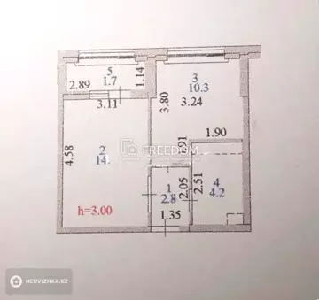 33 м², 1-комнатная квартира, этаж 12 из 18, 33 м², изображение - 5