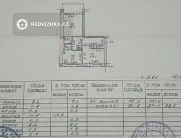 50.6 м², 2-комнатная квартира, этаж 4 из 5, 51 м², изображение - 11