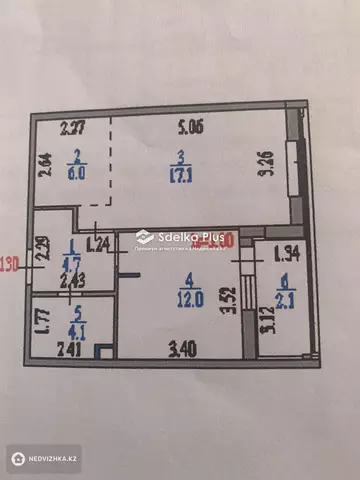 2-комнатная квартира, этаж 10 из 14, 48 м²