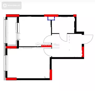 36 м², 2-комнатная квартира, этаж 2 из 9, 36 м², изображение - 9