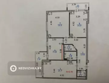 3-комнатная квартира, этаж 5 из 9, 94 м²