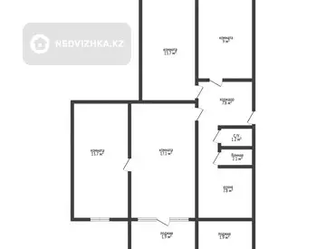 77 м², 4-комнатная квартира, этаж 3 из 5, 77 м², изображение - 10