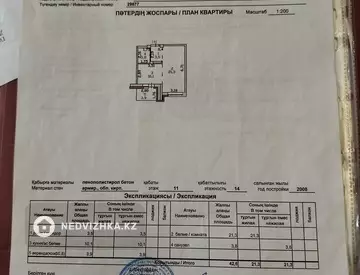 42.6 м², 1-комнатная квартира, этаж 11 из 14, 43 м², изображение - 5