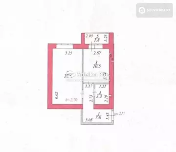 2-комнатная квартира, этаж 10 из 13, 43 м²