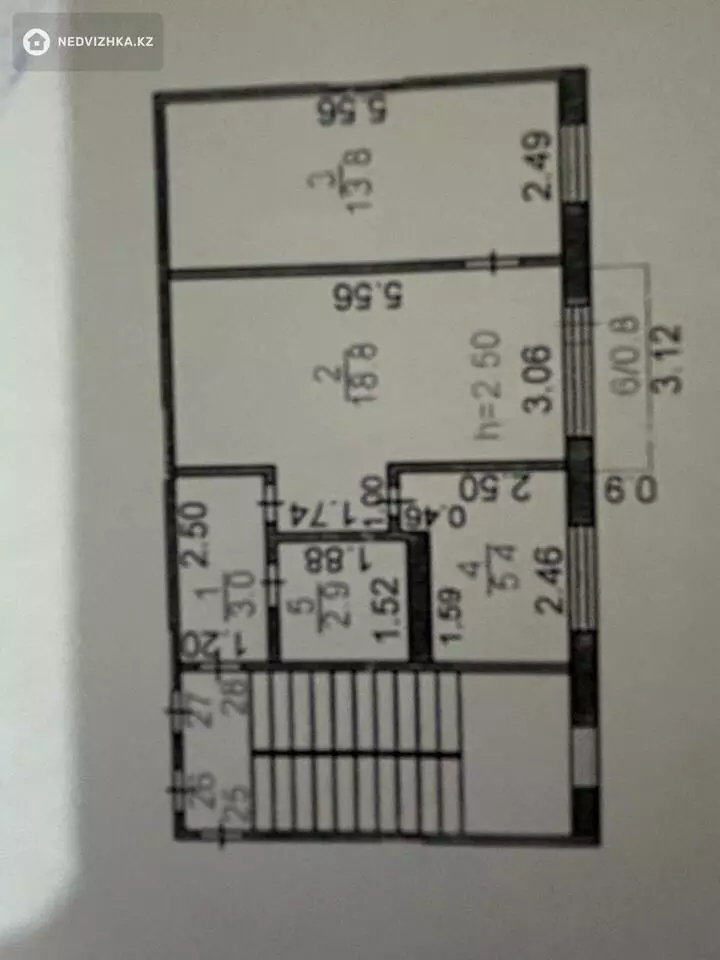 45 м², 2-комнатная квартира, этаж 2 из 5, 45 м², изображение - 1