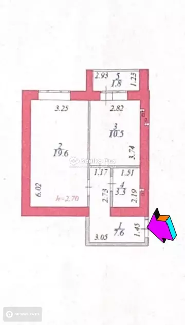 43 м², 2-комнатная квартира, этаж 10 из 13, 43 м², изображение - 13