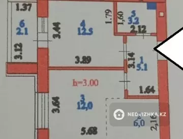 2-комнатная квартира, этаж 8 из 12, 41 м²