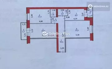 80 м², 3-комнатная квартира, этаж 3 из 9, 80 м², изображение - 6