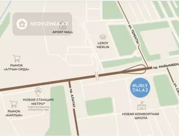 1-комнатная квартира, этаж 9 из 9, 35 м²