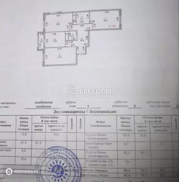 100 м², 3-комнатная квартира, этаж 6 из 9, 100 м², изображение - 14