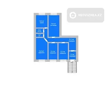 4-комнатная квартира, этаж 1 из 9, 101 м²