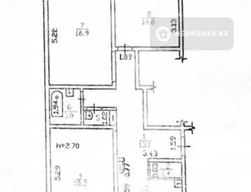 75 м², 3-комнатная квартира, этаж 8 из 9, 75 м², изображение - 28