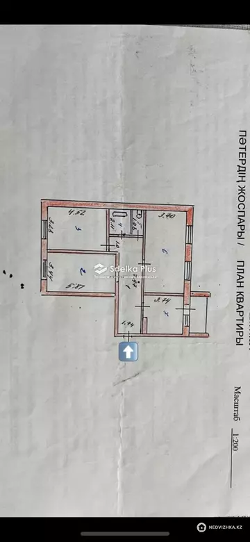 92 м², 3-комнатная квартира, этаж 7 из 9, 92 м², изображение - 5