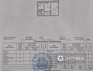 51 м², 2-комнатная квартира, этаж 3 из 9, 51 м², изображение - 9