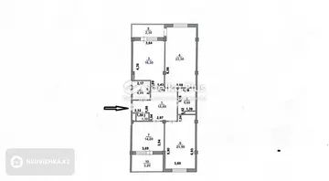 3-комнатная квартира, этаж 2 из 10, 108 м²