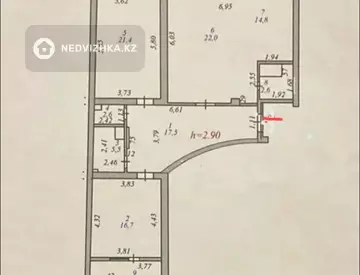 108 м², 3-комнатная квартира, этаж 5 из 10, 108 м², изображение - 17