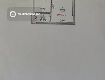 2-комнатная квартира, этаж 9 из 12, 46 м², на длительный срок