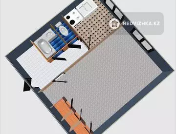 35 м², 1-комнатная квартира, этаж 9 из 9, 35 м², изображение - 14