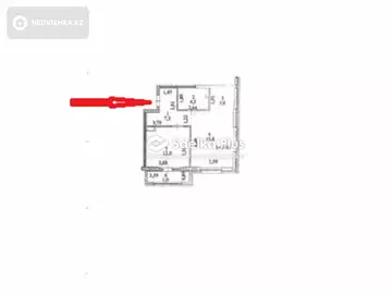 46 м², 2-комнатная квартира, этаж 2 из 15, 46 м², изображение - 12