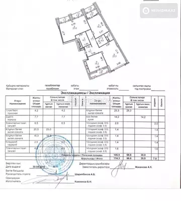 114 м², 3-комнатная квартира, этаж 6 из 6, 114 м², изображение - 1