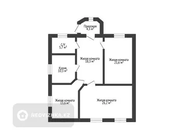 100 м², 4-комнатный дом, 8 соток, 100 м², изображение - 14