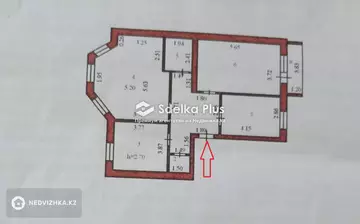 3-комнатная квартира, этаж 7 из 9, 95 м²