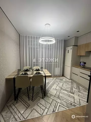 1-комнатная квартира, этаж 16 из 17, 46 м², на длительный срок