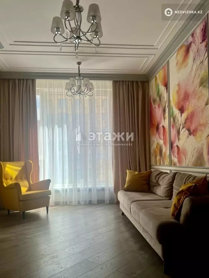 50 м², 2-комнатная квартира, этаж 8 из 16, 50 м², на длительный срок, изображение - 1
