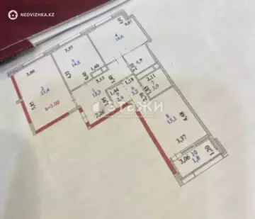 96 м², 3-комнатная квартира, этаж 9 из 9, 96 м², изображение - 12
