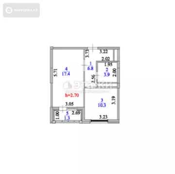 39.7 м², 1-комнатная квартира, этаж 9 из 13, 40 м², изображение - 21