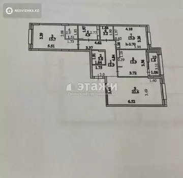 92.7 м², 3-комнатная квартира, этаж 4 из 7, 93 м², изображение - 12