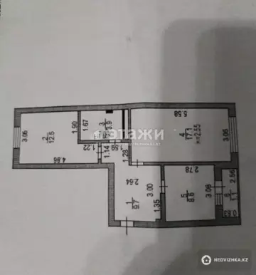 52.9 м², 2-комнатная квартира, этаж 2 из 8, 53 м², изображение - 10