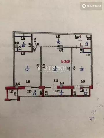 72.7 м², 2-комнатная квартира, этаж 5 из 7, 73 м², изображение - 13