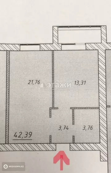 45 м², 2-комнатная квартира, этаж 4 из 12, 45 м², изображение - 38