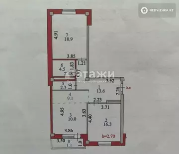 76 м², 3-комнатная квартира, этаж 3 из 18, 76 м², изображение - 28