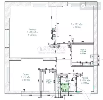 3-комнатная квартира, этаж 5 из 22, 83 м²
