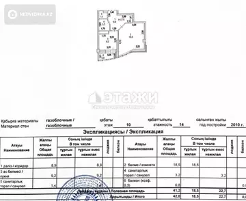 42 м², 1-комнатная квартира, этаж 10 из 14, 42 м², изображение - 7