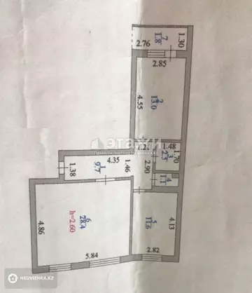 70 м², 2-комнатная квартира, этаж 3 из 5, 70 м², изображение - 9