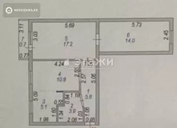 58 м², 3-комнатная квартира, этаж 2 из 5, 58 м², изображение - 17