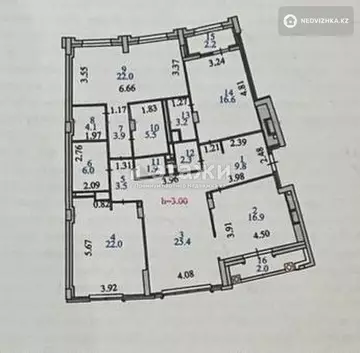 147 м², 5-комнатная квартира, этаж 3 из 7, 147 м², изображение - 13