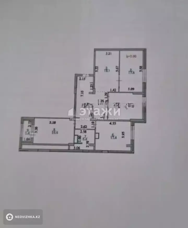 115 м², 4-комнатная квартира, этаж 3 из 10, 115 м², изображение - 1