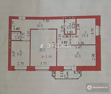 80 м², 3-комнатная квартира, этаж 2 из 10, 80 м², изображение - 22