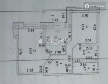 64.9 м², 2-комнатная квартира, этаж 9 из 10, 65 м², изображение - 15