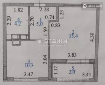 37 м², 1-комнатная квартира, этаж 14 из 16, 37 м², изображение - 4