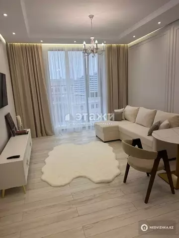 2-комнатная квартира, этаж 7 из 22, 53 м², на длительный срок